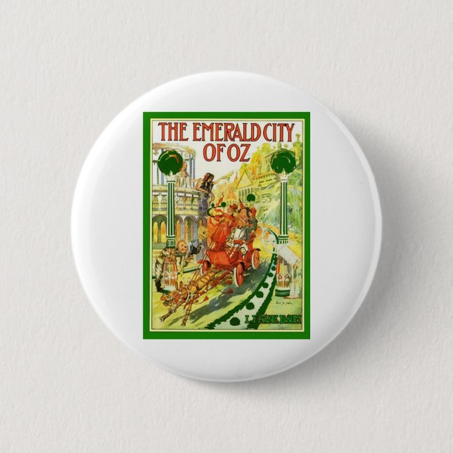 Die Smaragdstadt Oz Button (Vorderseite)
