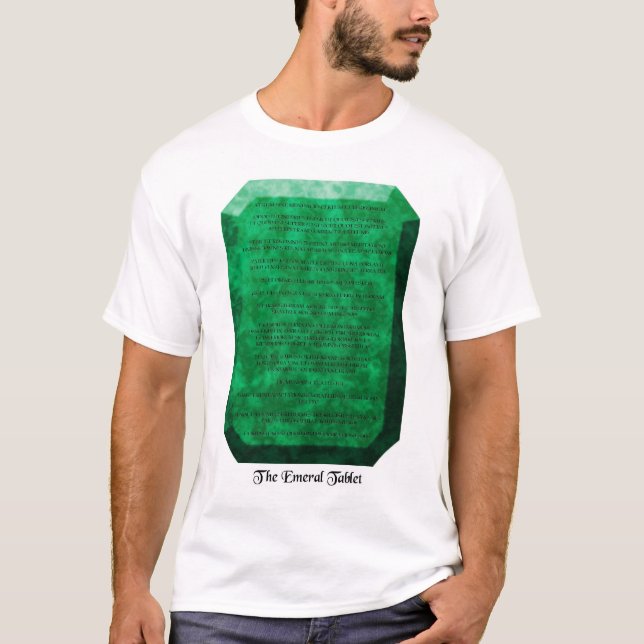 Die Smaragdtablette T-Shirt (Vorderseite)