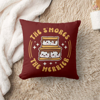 Die S'mores Der Merrier Funny Kawaii Camping Gesch Kissen