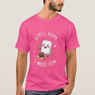 Die Smores Girls haben eine lustigere Camper Camp T-Shirt