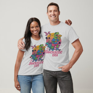 Die Snackassic-Ära - Retro-Dino-Spaß T-Shirt