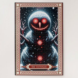 Die Snowman-Tarot-Karte Puzzle