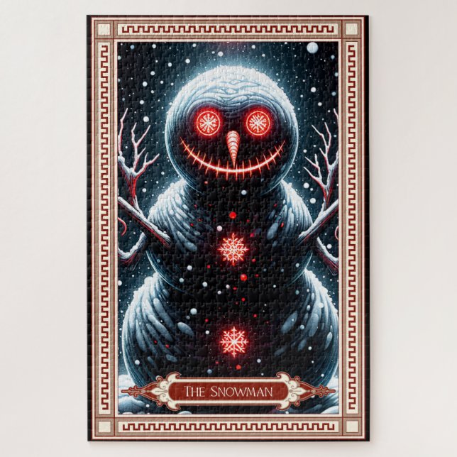 Die Snowman-Tarot-Karte Puzzle (Vertikal)