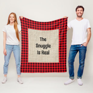 Die Snuggle ist ein echtes mitteles Fleecebanket Fleecedecke