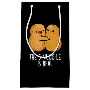 Die Snuggle ist wirklich lustig Nugget Pun Dark BG Kleine Geschenktüte