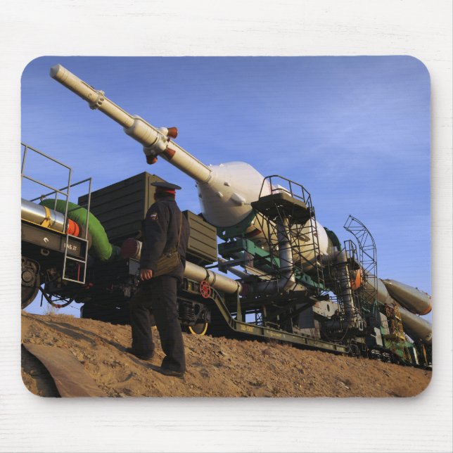 Die Sojus TMA-13 Raumsonde 3 Mousepad (Vorne)