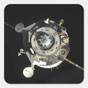 Die Sojus TMA-17 Raumsonde Quadratischer Aufkleber