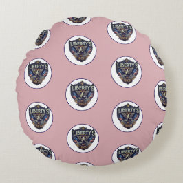 Die Solare der Freiheit hoch Rundes Kissen