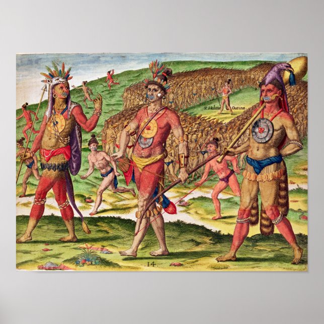 Die Soldaten der Outina Marching to Cut Poster (Vorne)