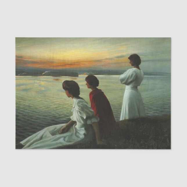 Die Sommerferien von Harald Slott-Moller Seidenpapier (Vorderseite)