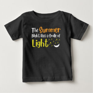 Die Sommernacht hat ein Lächeln. Baby T-shirt