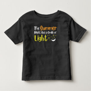 Die Sommernacht hat ein Lächeln. Kleinkind T-shirt