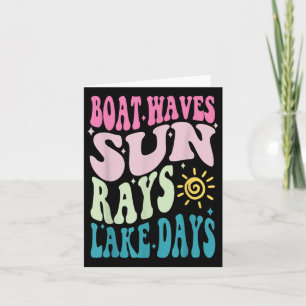Die Sommerpause auf dem Boot weht die Sonne in nic Karte