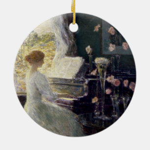 Die Sonate von Frederick Childe Hassam Keramik Ornament