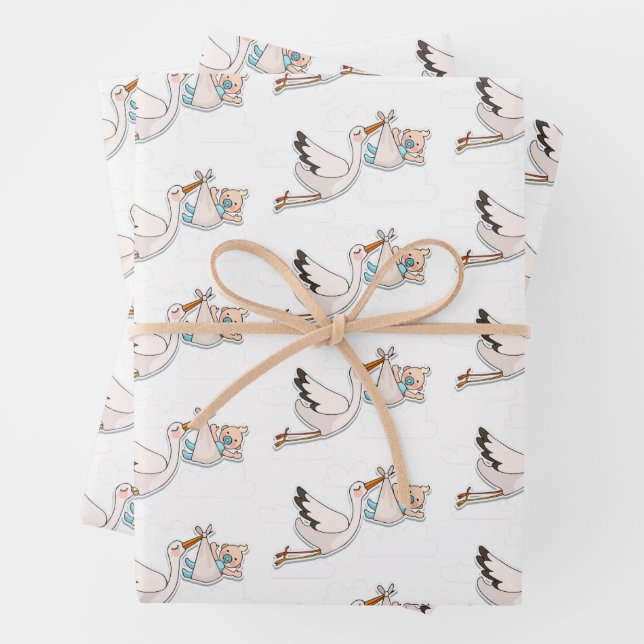 Die "Sonderlieferung" Geschenkpapier Set (Beispiel)