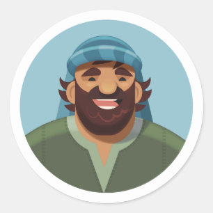 Die Songaufkleber der Hirte: John Runder Aufkleber