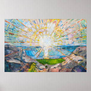 Die Sonne 1909 Edvard Munch Poster