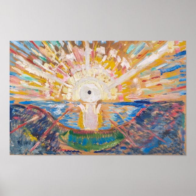 Die Sonne 1912 | Edvard Munch | Poster (Vorne)