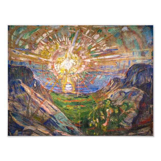 Die Sonne 1916 | Edvard Munch | Fotodruck (Vorne)