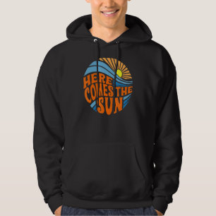 Die Sonne am Horizont kommt hier zur Sonne Hoodie