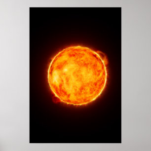Die Sonne - der lebensspendende Star unseres Sonne Poster