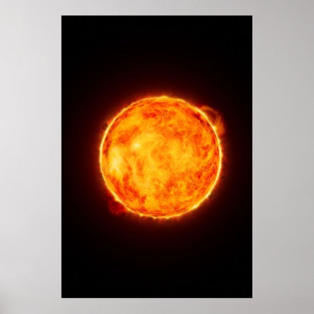 Die Sonne - der lebensspendende Star unseres Sonne Poster (Vorne)