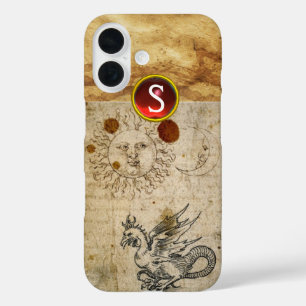 DIE SONNE DER MOND UND BASILISK-PERGAMENT Monogram iPhone 16 Hülle