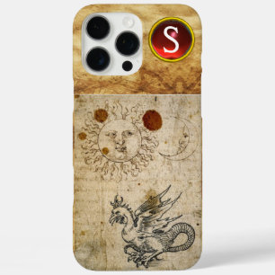 DIE SONNE DER MOND UND BASILISK-PERGAMENT Monogram iPhone 16 Pro Max Hülle