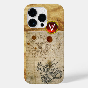 DIE SONNE DER MOND UND BASILISK-PERGAMENT Monogram Case-Mate iPhone Hülle