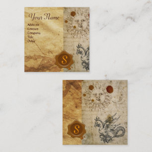 DIE SONNE, DER MUND UND DIE BASILISK BROWWAX SIEGE QUADRATISCHE VISITENKARTE