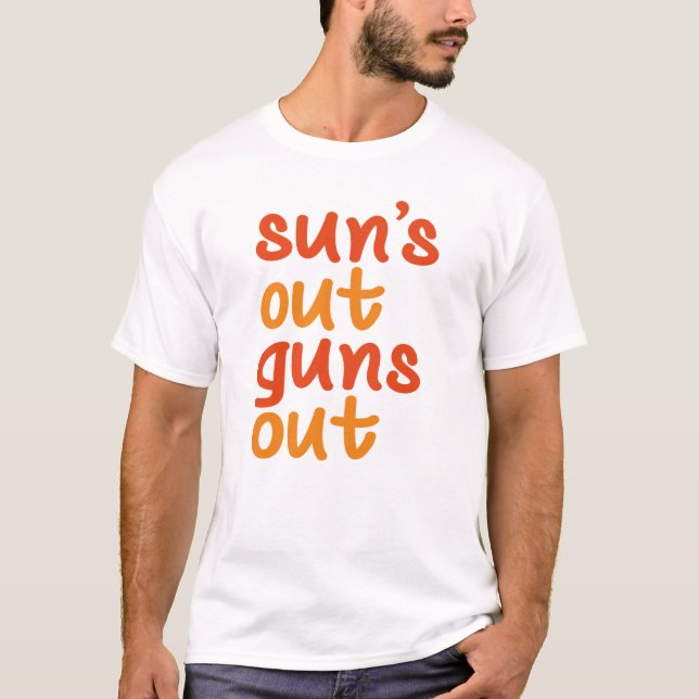 Die Sonne dreht aus T-Shirt (Vorderseite)