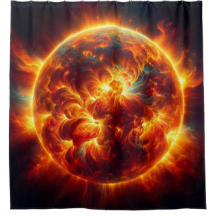 Die Sonne Duschvorhang