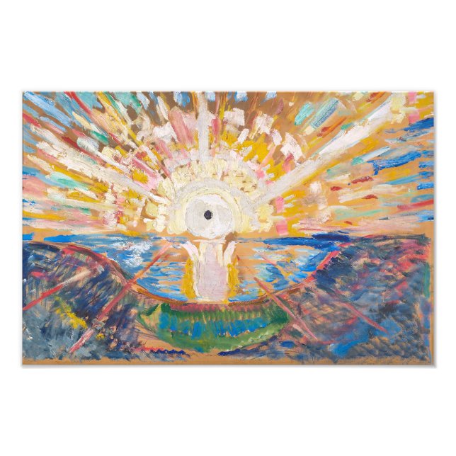Die Sonne | Edvard Munch | Fotodruck (Vorne)