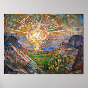 Die Sonne   Edvard Munch   Poster