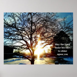 DIE SONNE ERSTELLT DAS CROSS-Plakat Poster