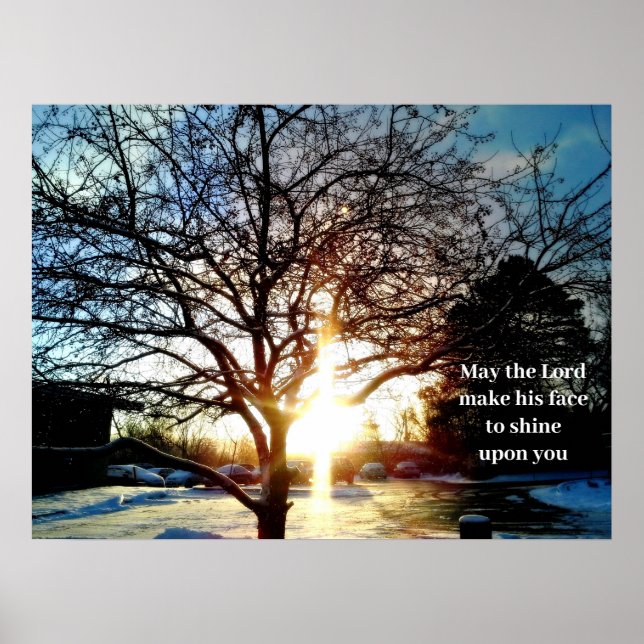 DIE SONNE ERSTELLT DAS CROSS-Plakat Poster (Vorne)