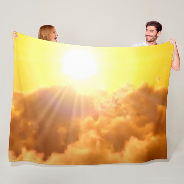 Die SONNE Fleecedecke (Beispiel)