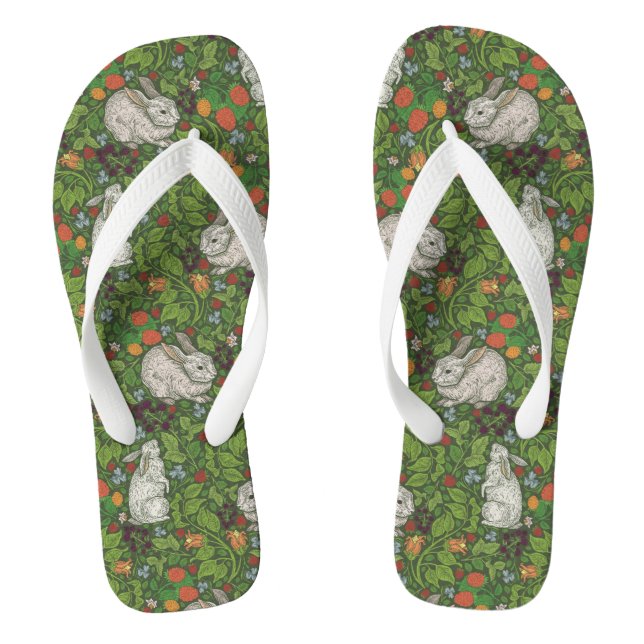 Die Sonne im Briar Patch Chintz Flip Flops (Fußbett)