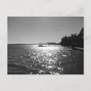 Die Sonne im Wasser Postkarte
