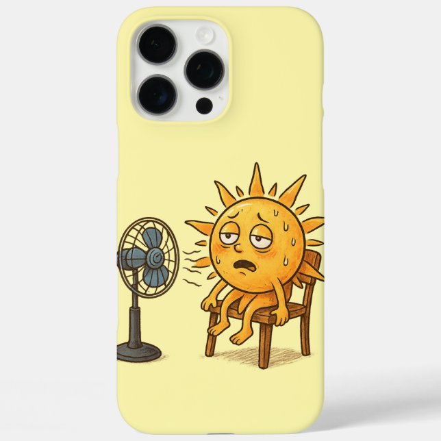 Die Sonne in einer heißen Pause Case-Mate iPhone Hülle (Rückseite)