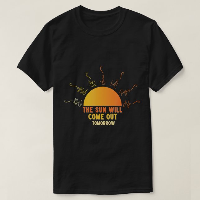 Die Sonne kommt aus Annie & Orphans Inspiriert T-S T-Shirt (Design vorne)