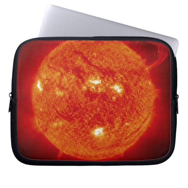 Die Sonne Laptopschutzhülle (Vorderseite)