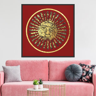 Die Sonne Leinwanddruck