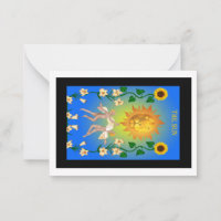 Die Sonne - Notecard