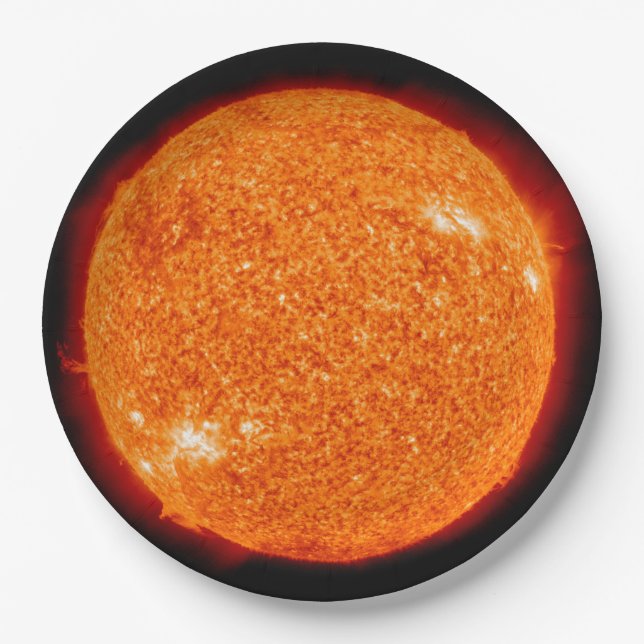 Die Sonne Pappteller (Vorderseite)