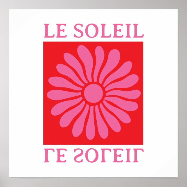 Die Sonne Poster (Vorne)