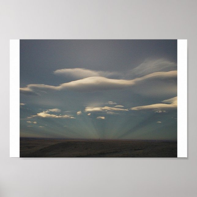 Die Sonne scheint durch Poster (Vorne)