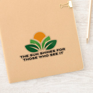 Die Sonne scheint für diejenigen, die es sehen Aufkleber