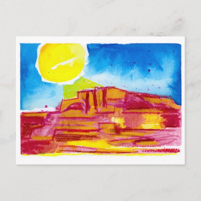 Die Sonne scheint nicht nur für dich Postkarte (Vorderseite)