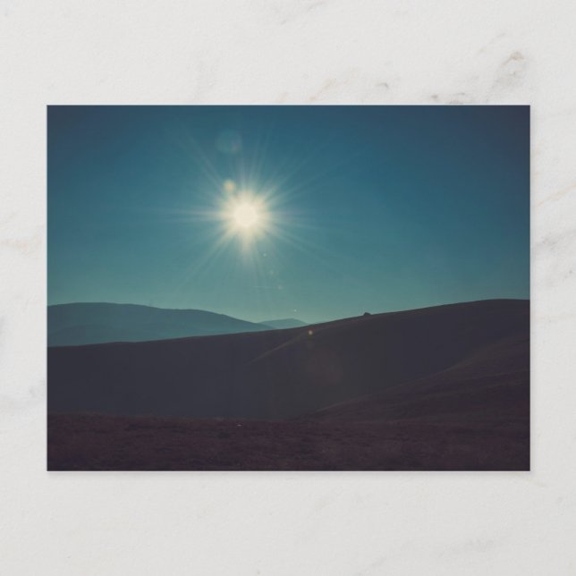 Die Sonne scheint Postkarte (Vorderseite)